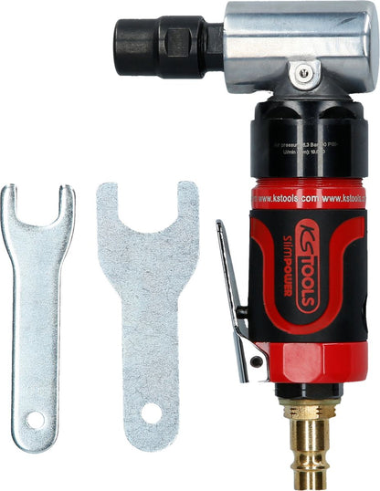 KS TOOLS SlimPOWER Mini-Druckluft-Winkelstabschleifer, 19.000 U/min ( 515.5535 ) - Toolbrothers