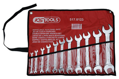 KS TOOLS Doppel-Maulschlüssel-Satz, 11-tlg, 6x7-30x32mm ( 517.0123 ) - Toolbrothers