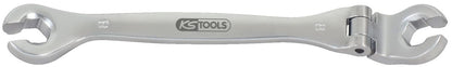 KS TOOLS CHROMEplus Doppelringschlüssel m.Gelenk, 27mm,offen ( 518.0393 ) - Toolbrothers