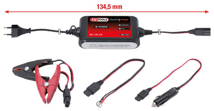 KS TOOLS 12V SMARTcharger Hochfrequenz-Batterieladegerät 2A ( 550.1730 ) - Toolbrothers