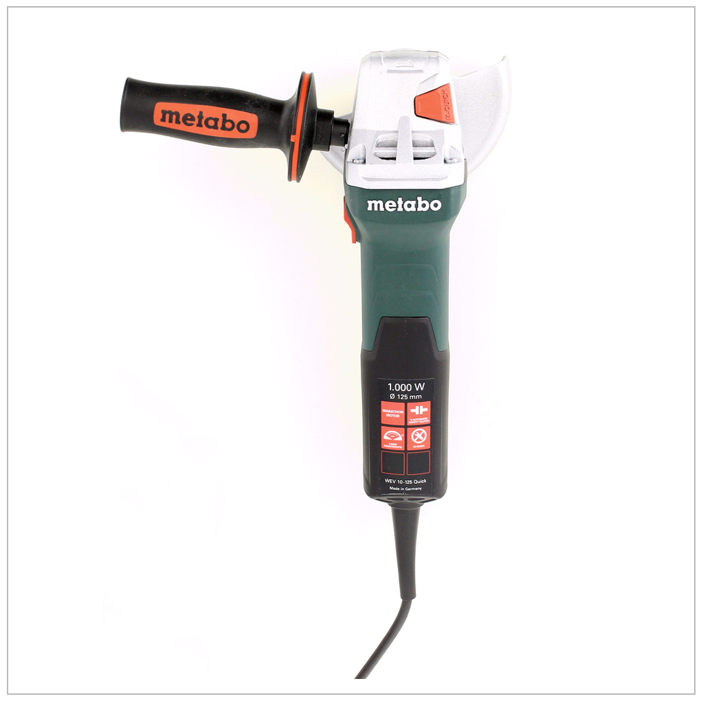 Metabo WEV 10 - 125 / 1000 W Winkelschleifer mit 125 mm  ( 60038800 ) - Toolbrothers