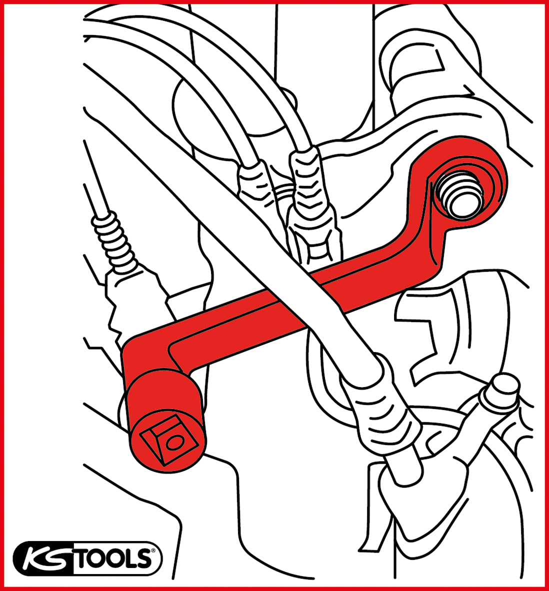 KS TOOLS 1/2" Sturzeinstellschlüssel, 21 mm ( 700.2375 ) - Toolbrothers