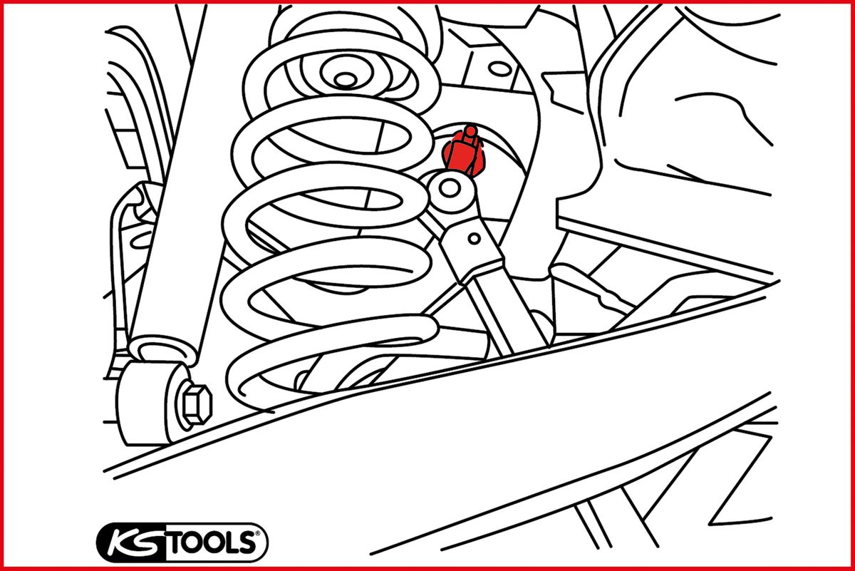 KS TOOLS 1/2" Sturzeinstellschlüssel für VAG ( 700.2385 ) - Toolbrothers