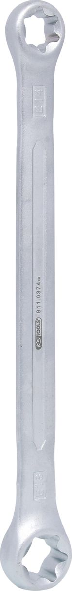 KS TOOLS Torx-E-Doppel-Ringschlüssel, E14xE18 ( 911.0374 ) - Toolbrothers