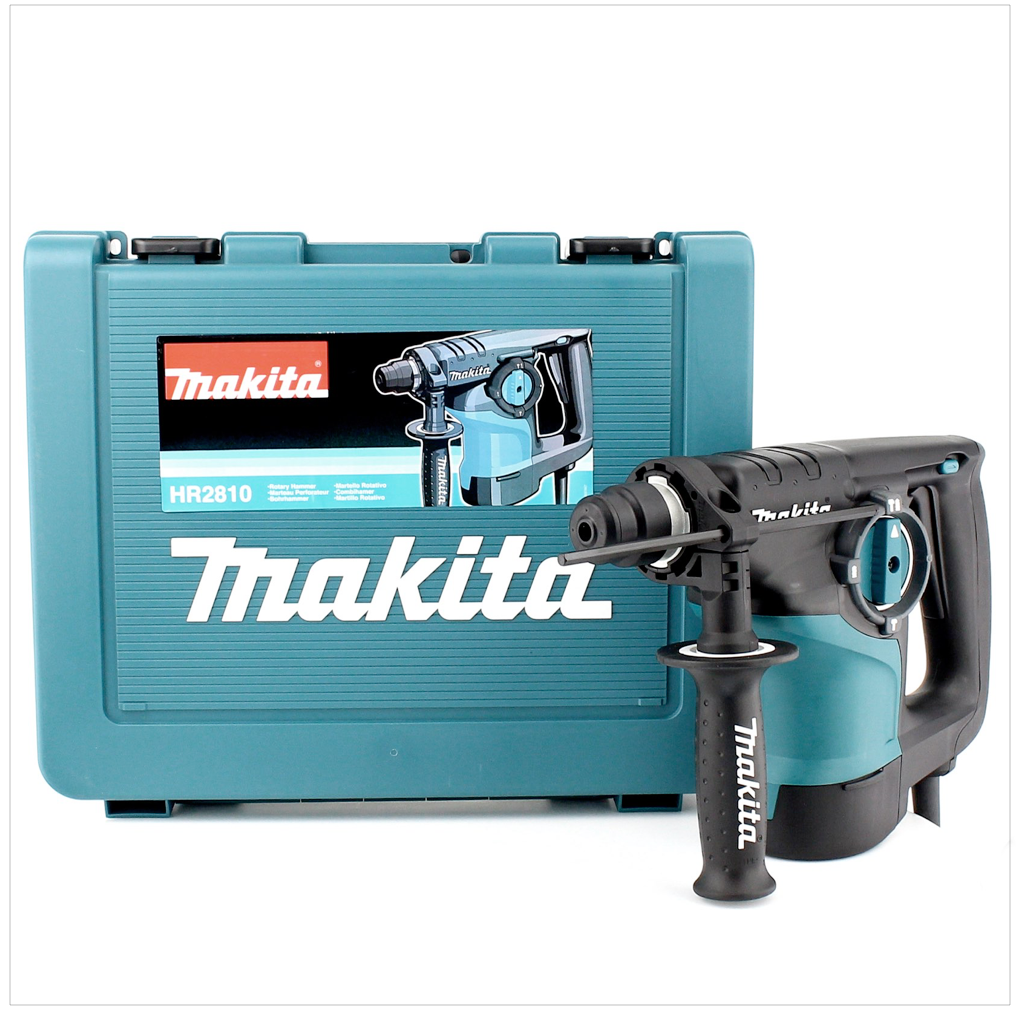 Makita HR 2810 - 800 W Kombi - Schlag Bohrhammer mit SDS - Plus im Transportkoffer - Toolbrothers