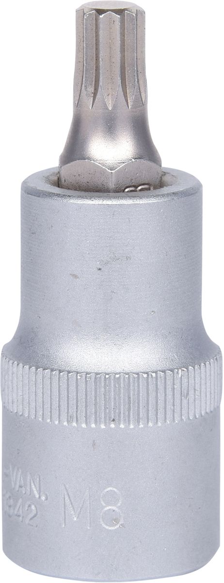 KS TOOLS 1/2" Bit-Stecknuss XZN, M8, 55 mm ( 911.1342 ) - Toolbrothers