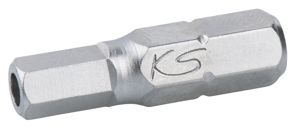 KS TOOLS 1/4" Bit Innensechskant, Bohrung, 25mm, 6mm ( 911.2949 ) - Toolbrothers