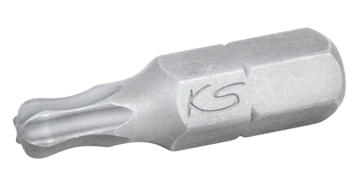 KS TOOLS 1/4" Bit Torx, 25mm, Kugelkopf, T30, 5er Pack ( 911.3398 ) - Toolbrothers