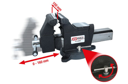 KS TOOLS Parallel-Schraubstock, 6" ( 914.0006 ) - Toolbrothers