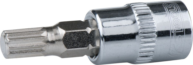 KS TOOLS 1/4" CHROMEplus Bit-Stecknuss XZN, M10 ( 918.1446 ) - Toolbrothers