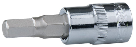 KS TOOLS 1/4" CHROMEplus Bit-Stecknuss Innensechskant, 3/16" ( 918.1533 ) - Toolbrothers