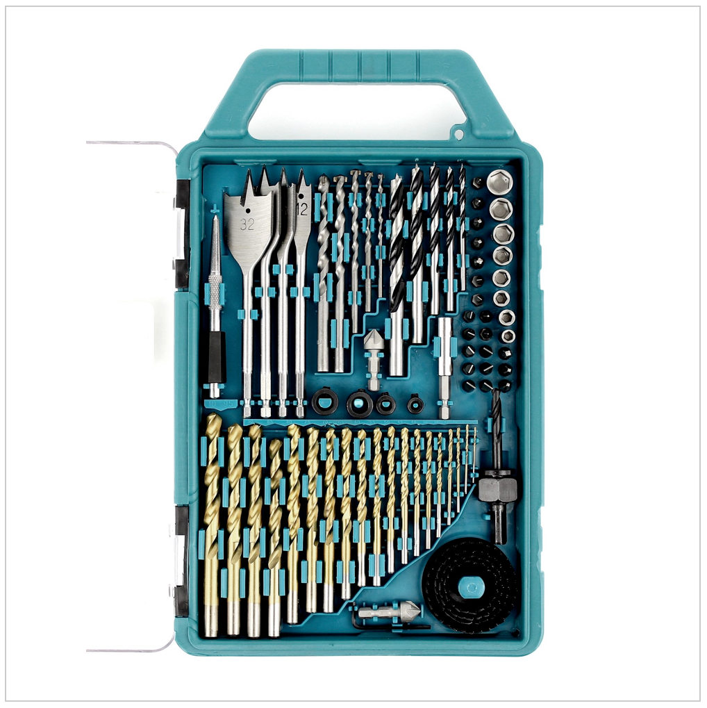 Makita 75 tlg. Bit & Bohrer Set P-44024 in praktischer Box - Toolbrothers