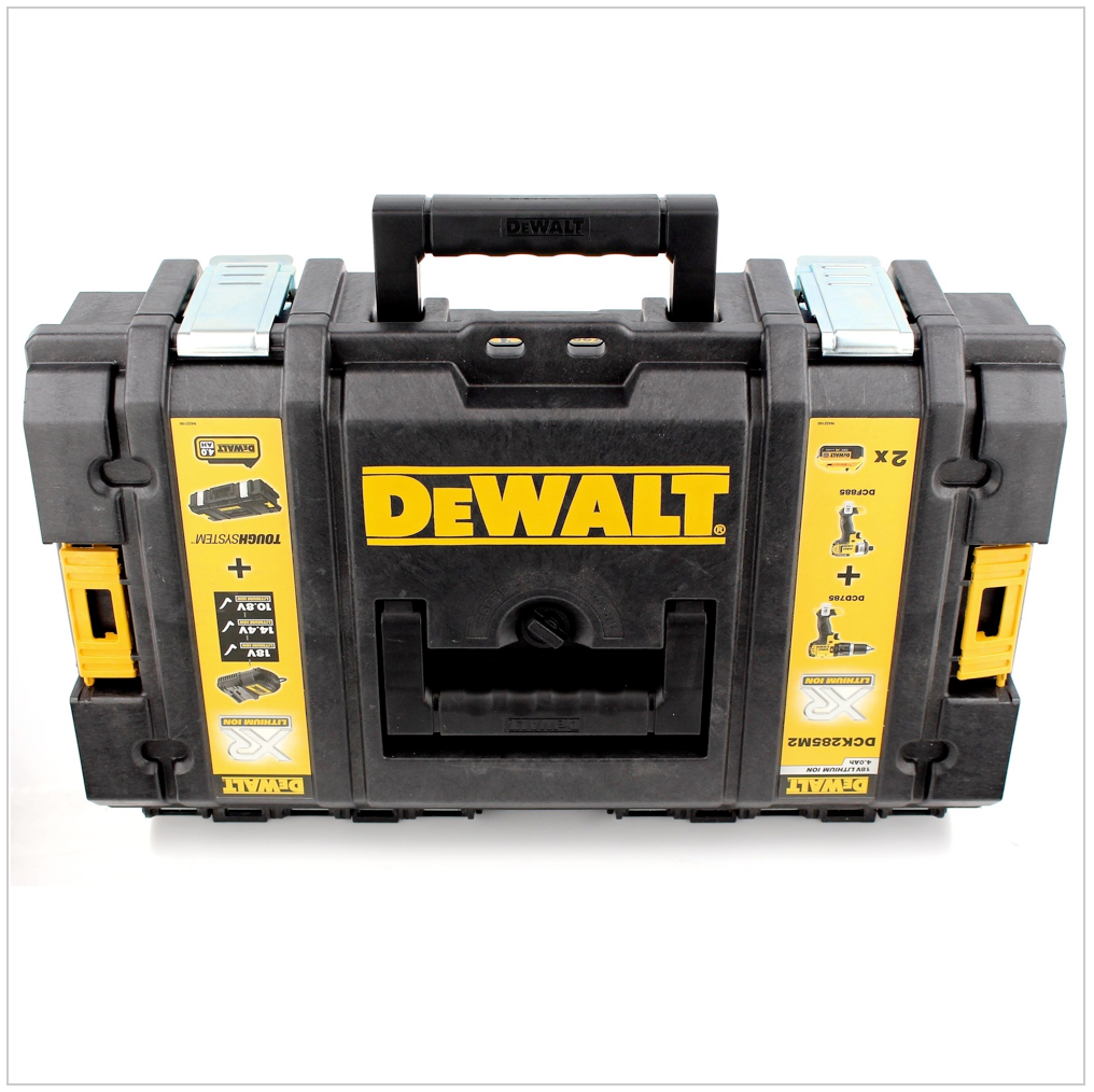 DeWalt Tough Box DS 150 Werkzeug Koffer ( 1-70-321 ) + Einlage für 4,0 und 5,0 Ah Akku - Toolbrothers