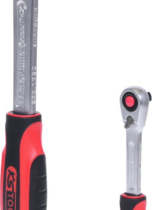 KS TOOLS SlimPOWER Umschaltknarren-Satz, 2-tlg 1/4"+1/2" ( 920.0002 ) - Toolbrothers