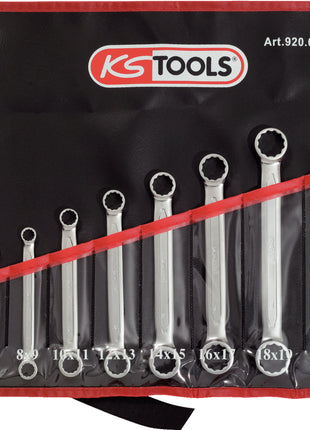 KS TOOLS ULTIMATEplus Doppel-Ringschlüssel-Satz, gerade, 8-tlg ( 920.0448 ) - Toolbrothers