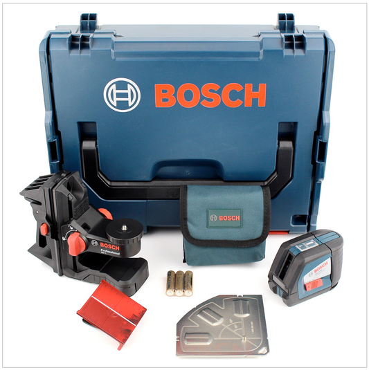 Bosch GLL 2-50 Linienlaser mit Universalhalterung  BM1 in praktischer L-BOXX ( 0601063108 ) - Toolbrothers