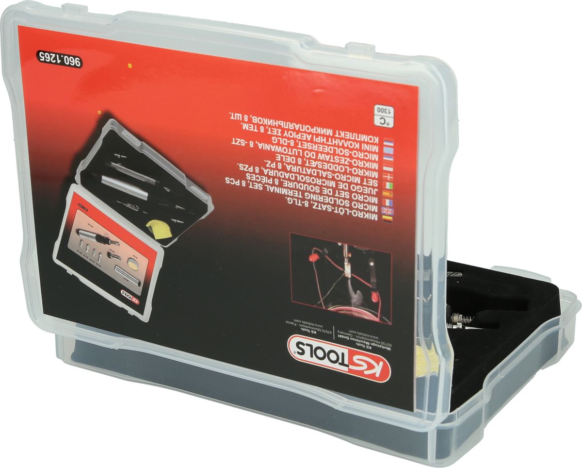 KS TOOLS Mikro-Löt-Satz, 8-tlg ( 960.1265 ) - Toolbrothers