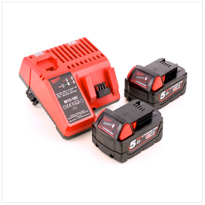 Milwaukee M18 FID 502X Akku Schlagschrauber Set 18 V Li-ion inkl. 2x 5Ah Akku, Ladegerät, Koffer - Toolbrothers