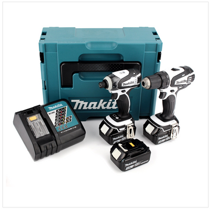 Makita DLX 2014 WJX 18 V - Set: DDF 456 + DTD 146 + 3 x 3,0 Ah Akku + Ladegerät im Makpac - Toolbrothers