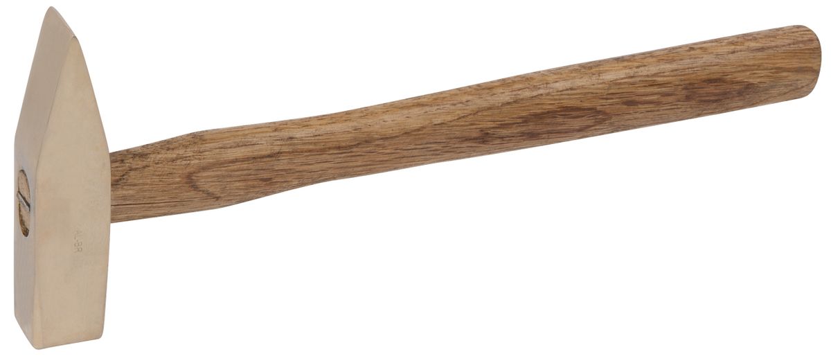 Marteau de mécanicien KS TOOLS BRONZEplus 200 g, avec manche en hickory (963.2007)