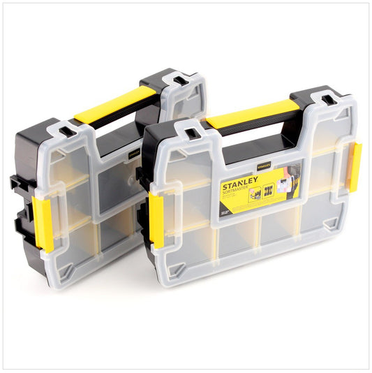 Stanley Stapelbarer Sortmaster Doppel Organizer 29,5 cm Werkzeugbox STST 1-71197 - Toolbrothers