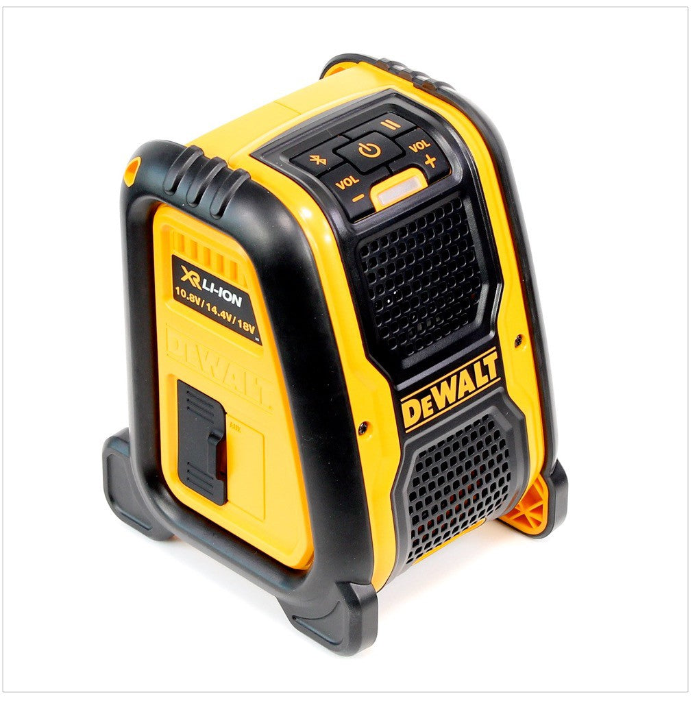 Dewalt DCR 006 Bluetooth Akku Lautsprecher für 10,8 / 14,4 / 18 V DCB Akkus mit AUX Anschluss - Toolbrothers