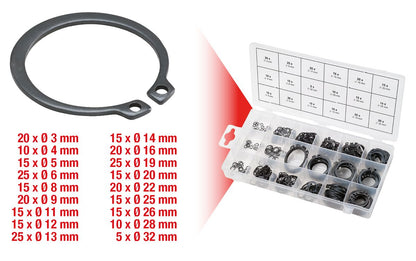 KS TOOLS Sortiment Sprengringe außen, Ø 3-32mm, 300-tlg ( 970.0100 ) - Toolbrothers