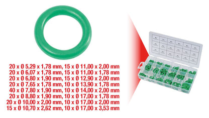 KS TOOLS Sortiment O-Ringe für Klima, HNBR, 270-tlg ( 970.0340 ) - Toolbrothers