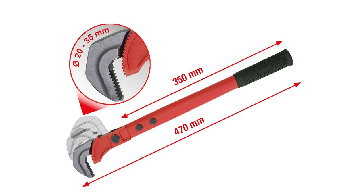 KS TOOLS Verstellzange für Spurstangen, 18" ( 150.1631 ) - Toolbrothers