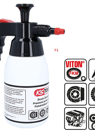 KS TOOLS Pumpsprühflasche für Bremsenreiniger, 1 l ( 150.8258 ) - Toolbrothers