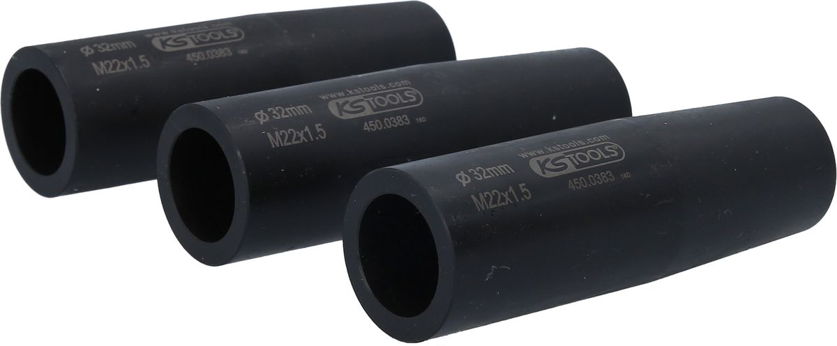 KS TOOLS Radbolzen-Zentrier- und Schonhülsen-Satz, M22x1,5, Ø32,0 mm ( 450.0376 ) - Toolbrothers