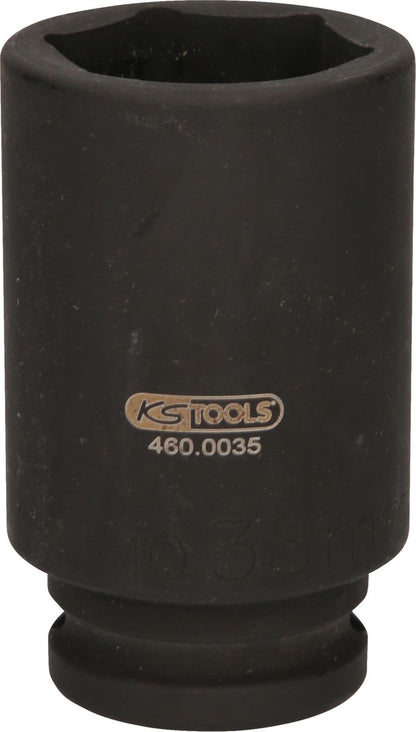 KS TOOLS 3/4" Achsmuttern-Schlüssel, 6-kant, lang, 38mm ( 460.0035 ) - Toolbrothers