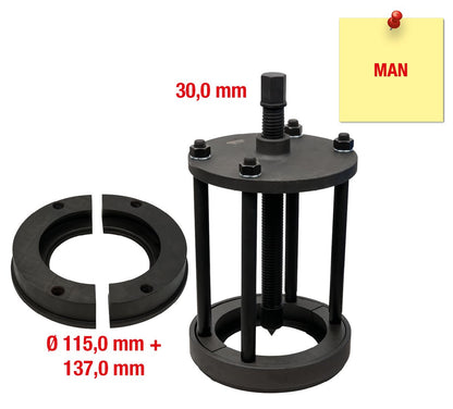 KS TOOLS Differential-Kegelrollenlager-Abzieher für MAN, 12-tlg ( 460.0620 ) - Toolbrothers