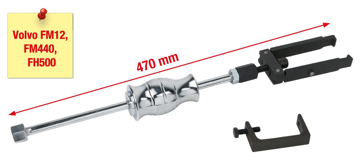 KS TOOLS Volvo Injektoren-Auszieher mit 0,9 kg Schlaggewicht ( 460.1090 ) - Toolbrothers