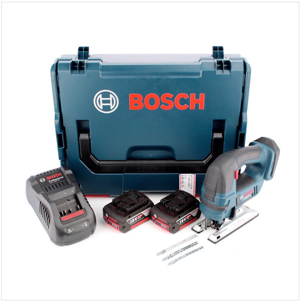 Bosch GST 18 V-Li B Akku Stichsäge in L-Boxx + 2x 6,0 Ah Akku + Ladegerät - Toolbrothers