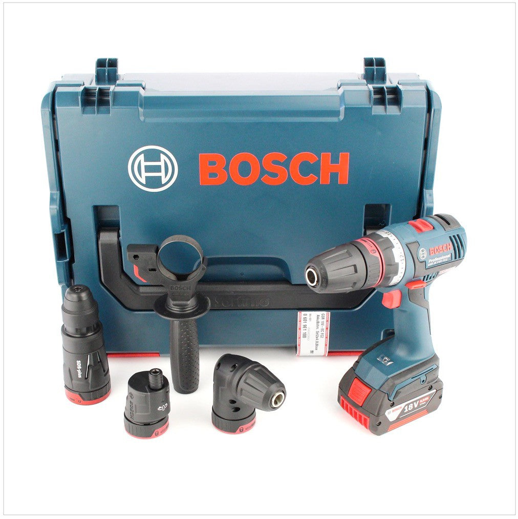 Bosch GSR 18 V-EC FC2 Akku Bohrschrauber in L-Boxx mit 1x GBA 6 Ah Akku und Bohrfutter GFA GEA GWA GHA FC2 - Toolbrothers