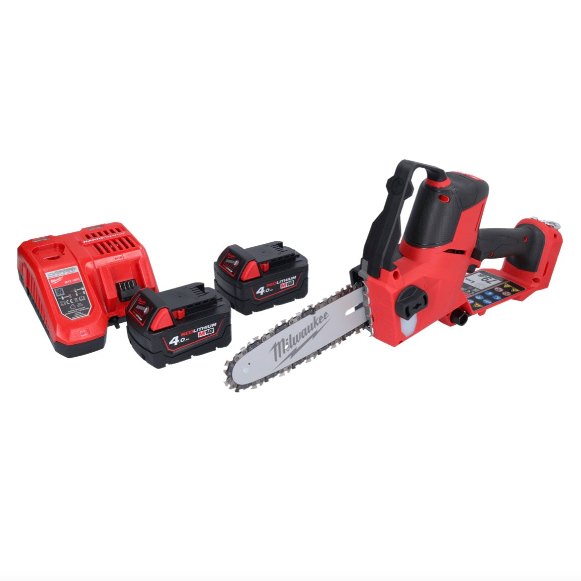 Scie à batterie Milwaukee M18 FHS20-402 18 V 20 cm + 2x batteries 4,0 Ah + chargeur