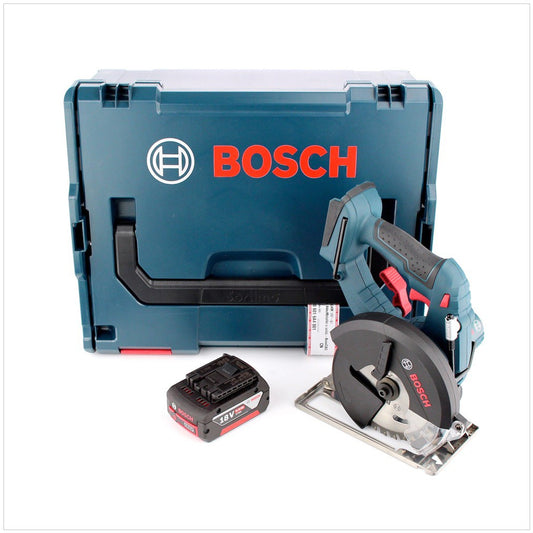 Bosch GKM 18 V-LI Professional Akku Metall Kreissäge 136 mm in L-Boxx mit 1x GBA 6 Ah Akku - Toolbrothers