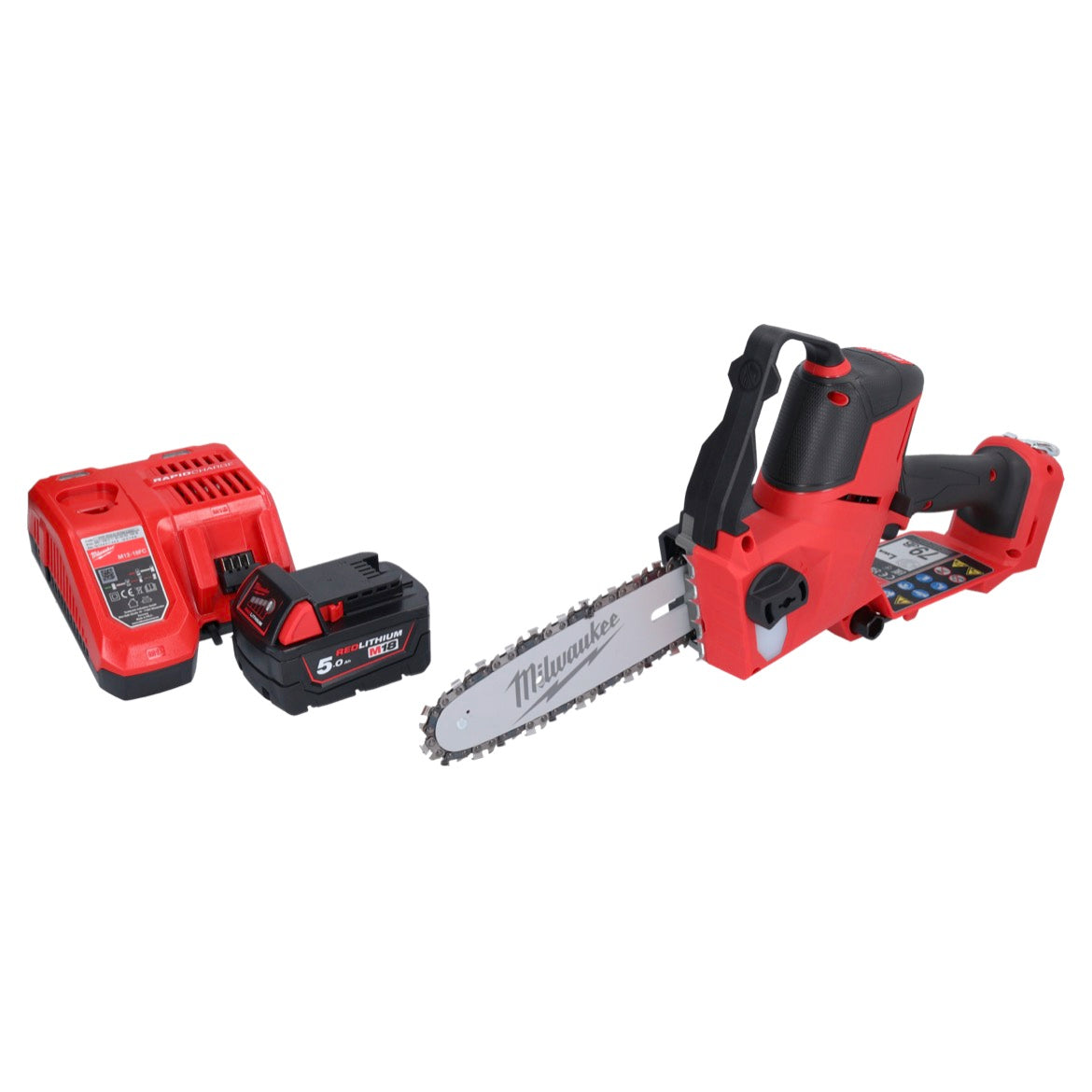 Milwaukee M18 FHS20-501 Akku Astsäge 18 V 20 cm + 1x Akku 5,0 Ah + Ladegerät - Toolbrothers