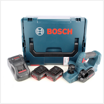 Bosch GHO 18 V-LI Akku Hobel 18V + 2x Akku 6,0Ah + Ladegerät + L-Boxx - Toolbrothers