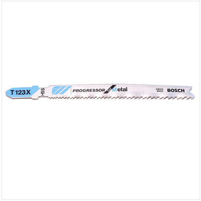 Bosch T 123 XF Stichsägeblatt Progressor for Metal 5 Stk. 100 mm ( 2608638473 ) - Toolbrothers