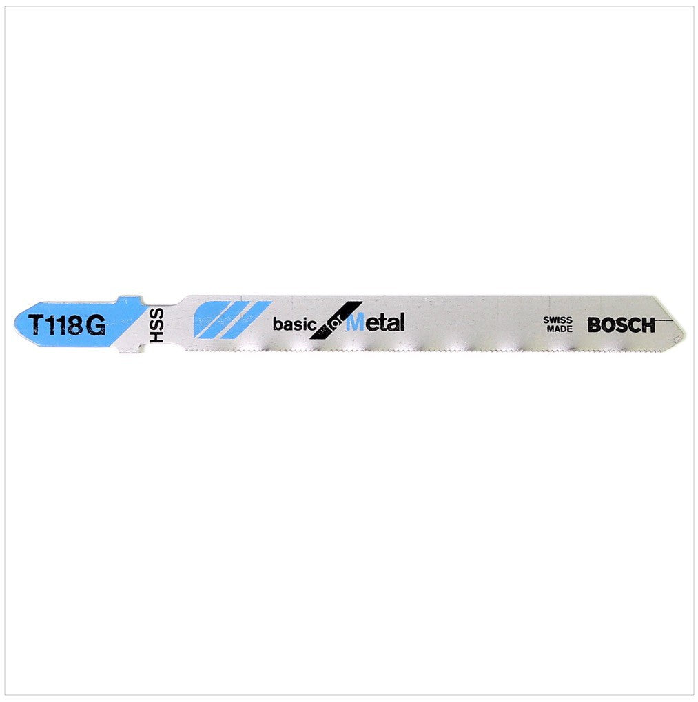 Bosch T 118 G Stichsägeblätter Basic for Metal 5 Stk. 92 mm ( 2608631012 ) - Toolbrothers