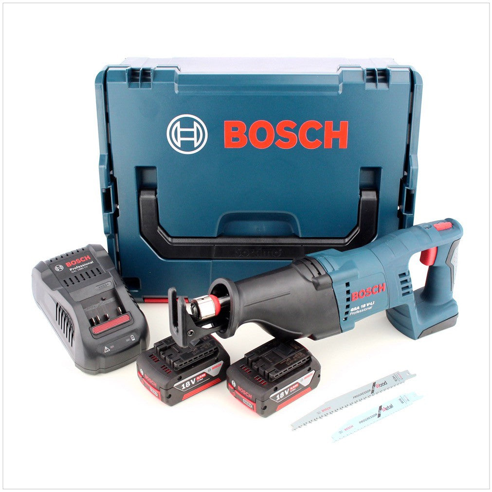 Bosch GSA 18 V-LI Professional 18 V Akku Säbelsäge + L-Boxx + 2x Akku 6,0Ah + 1x Ladegerät - Toolbrothers