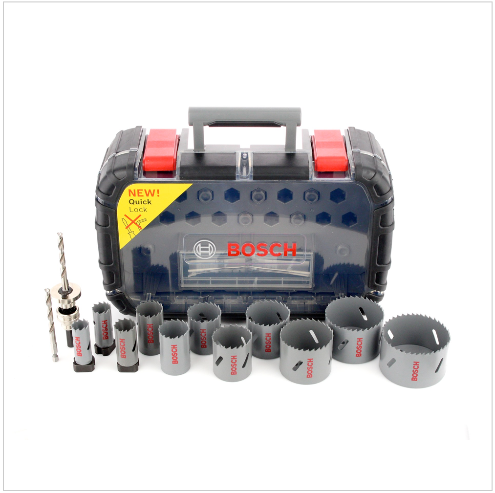 Bosch Lochsägen Set Universal Bi Metal Elektriker Set 17- teilig 20 - 76 mm ( 2608580888 ) - Toolbrothers