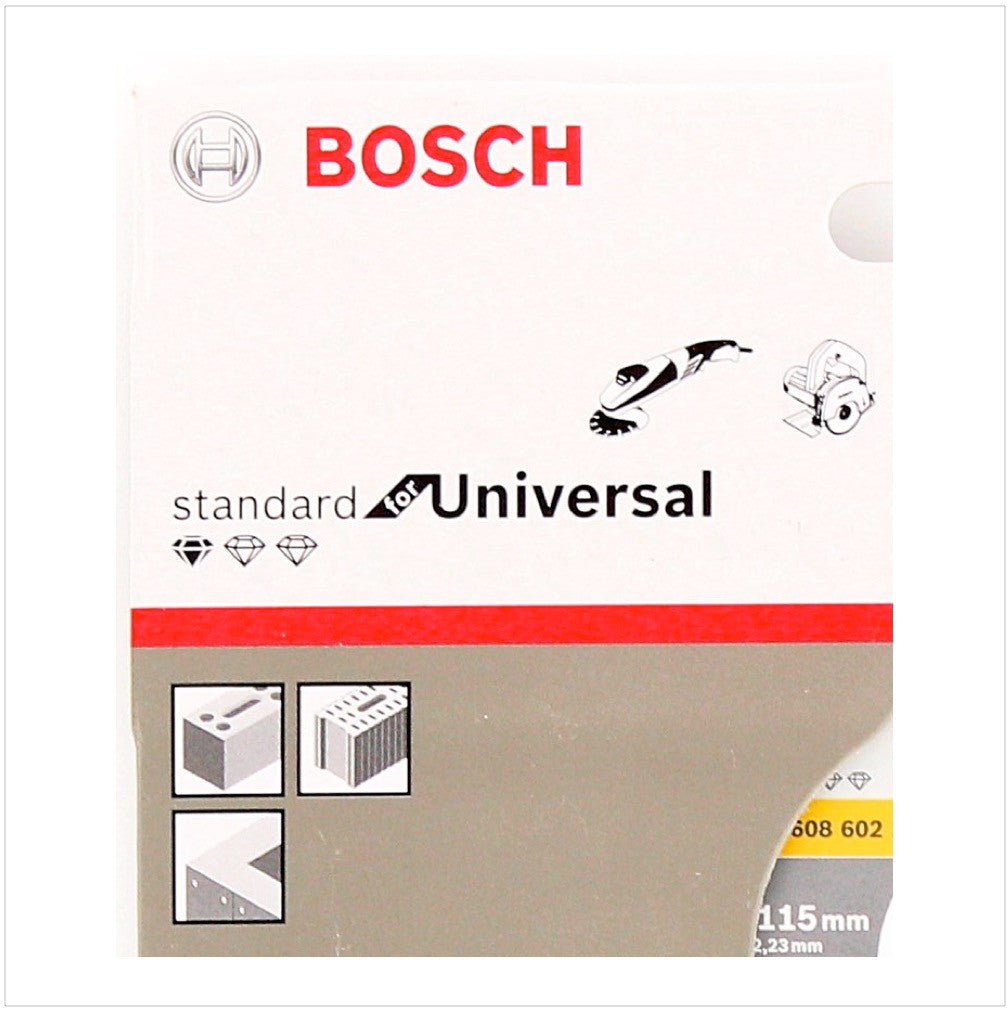 Bosch Diamant Trennscheibe 115 x 22,23 mm Standard for Universal ( 2608602191 ) - Toolbrothers