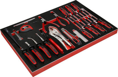 KS TOOLS Schraubendreher- / und Zangen-Satz in Schaumstoffeinlage, 32-tlg ( 811.1032 ) - Toolbrothers