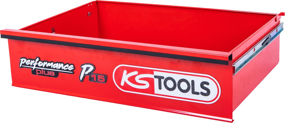 KS TOOLS Schublade mit Logo und Kugelführung zu Werkstattwagen P15, 568x398x145 mm ( 873.1008-R002P ) - Toolbrothers