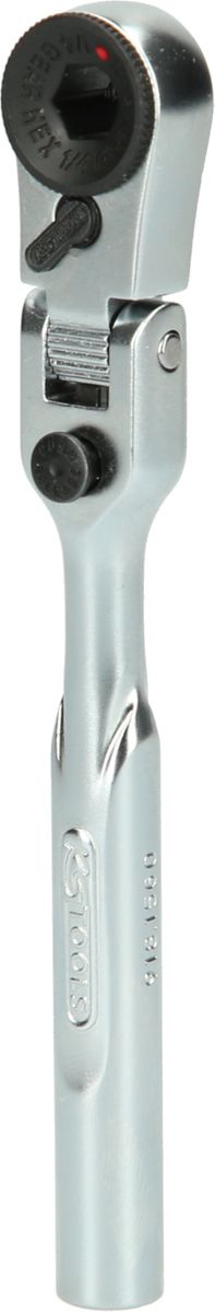 KS TOOLS 1/4“ Bit-Gelenk-Umschaltknarre, Länge 119 mm ( 918.1560 )