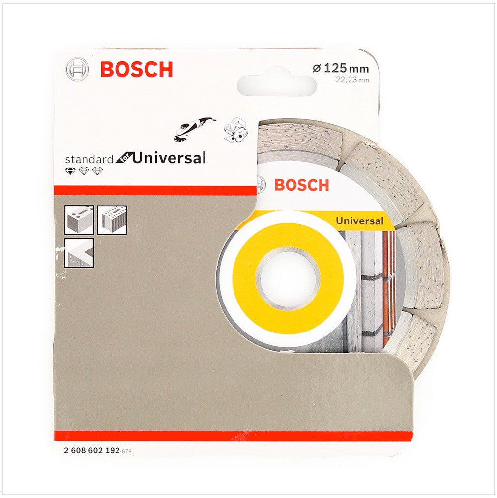 Bosch Diamant Trennscheibe 2 er Set 125 x 22,23 mm Standard for Universal ( 2608602192 ) - Toolbrothers