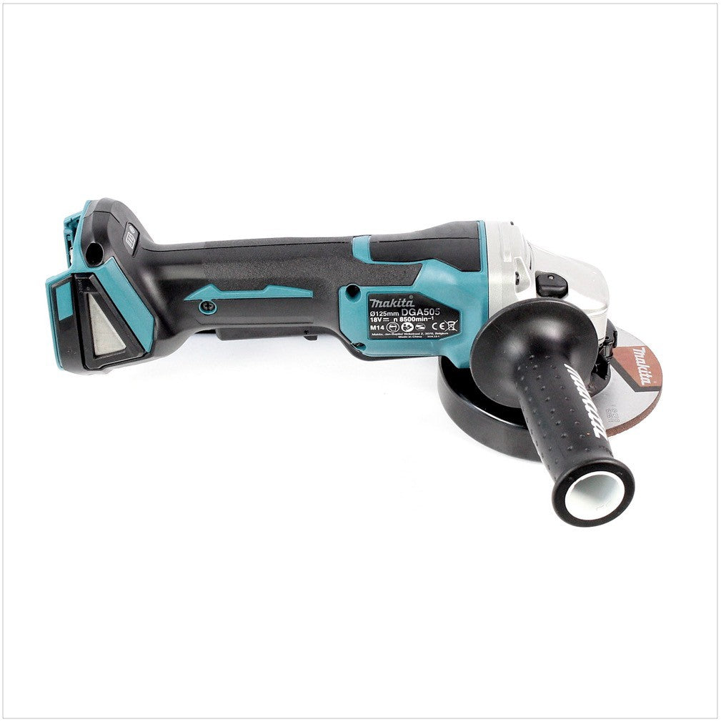 Makita DGA 505 Z Akku Winkelschleifer 18 V 125mm Brushless Solo - ohne Akku, ohne Ladegerät - Toolbrothers